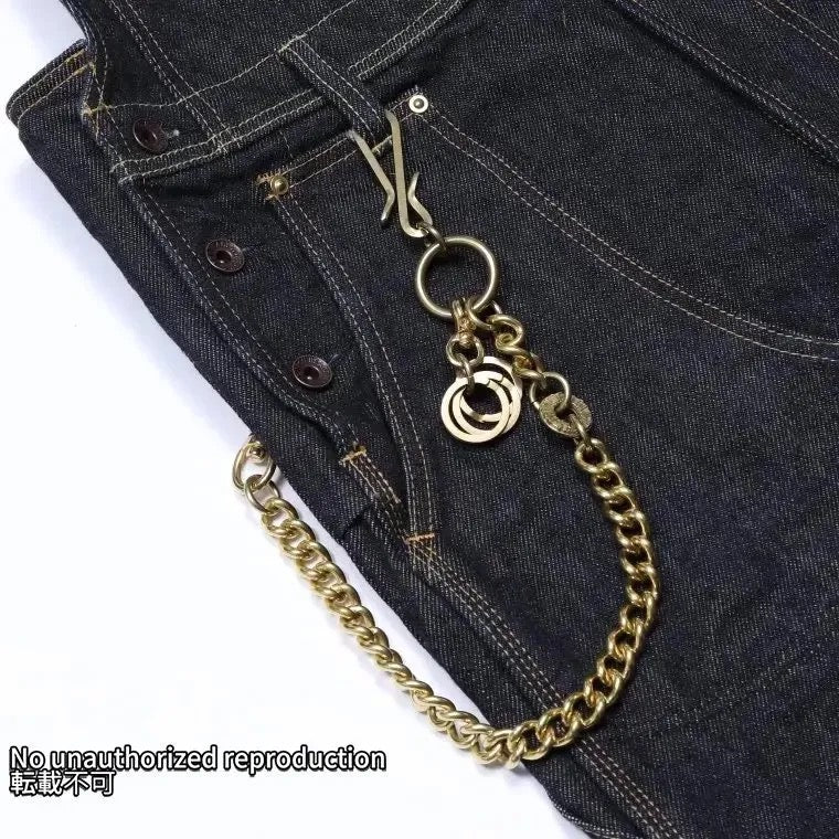 21ozセルビッチデニム ダブルニーオーバーオール/インディゴ