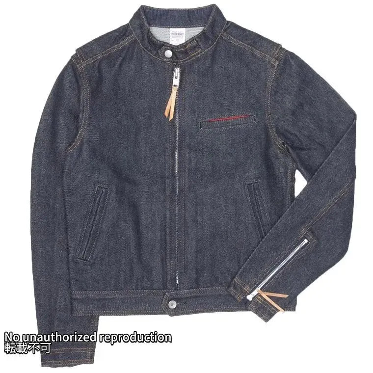 21ozレギュラーデニム シングルライダースジャケット/インディゴ 21ozレギュラーデニム シングルライダースジャケット/インディゴ