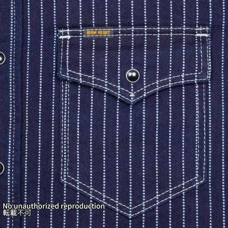 12oz ウォバッシュ ウエスタンシャツ/インディゴ