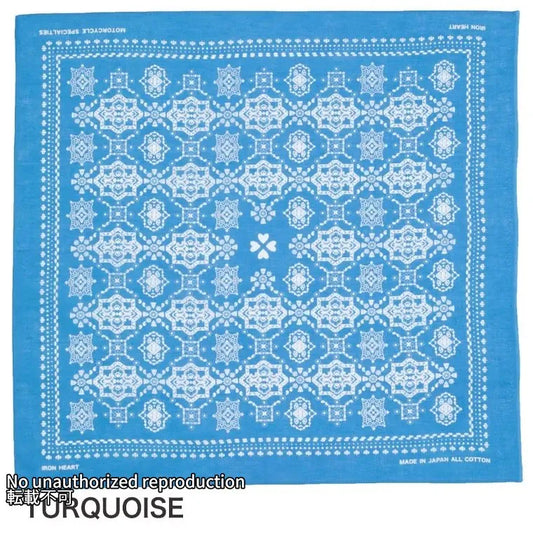 IRON HEARTオリジナルバンダナ/ターコイズ