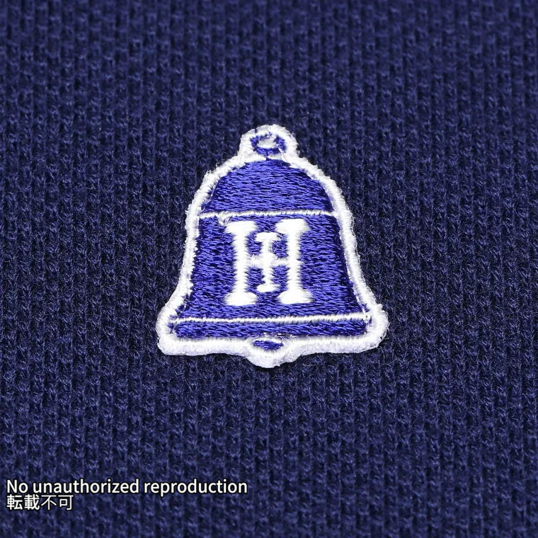 ヘビー鹿の子ポロシャツ/ネイビー