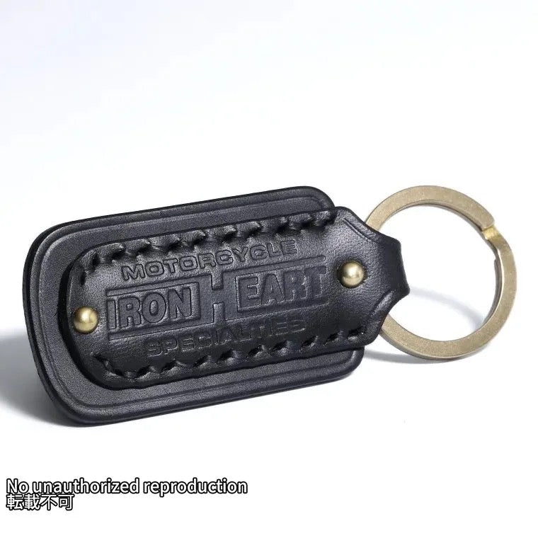 ブッテーロレザーキーホルダー/ブラック