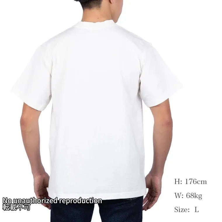 7.5oz半袖Tシャツ ポケットTシャツ:ホワイト