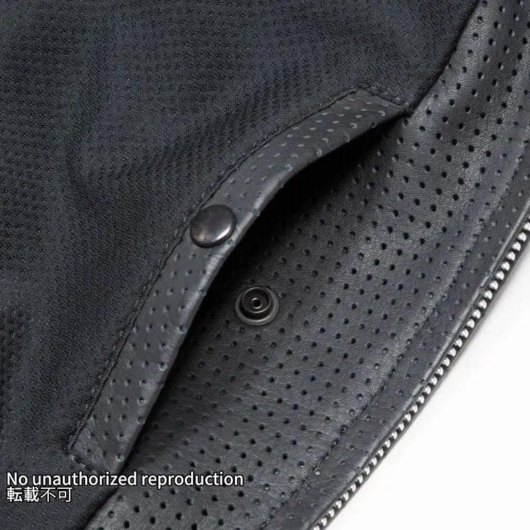 IRON HEART x KADOYA HEAD FACTORY パンチングレザージャケット