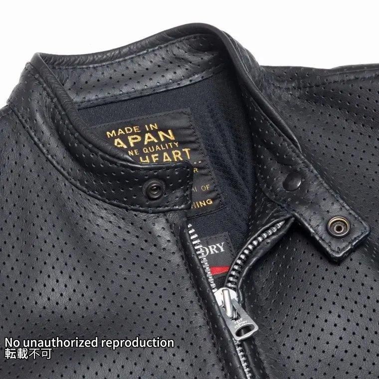 IRON HEART x KADOYA HEAD FACTORY パンチングレザージャケット