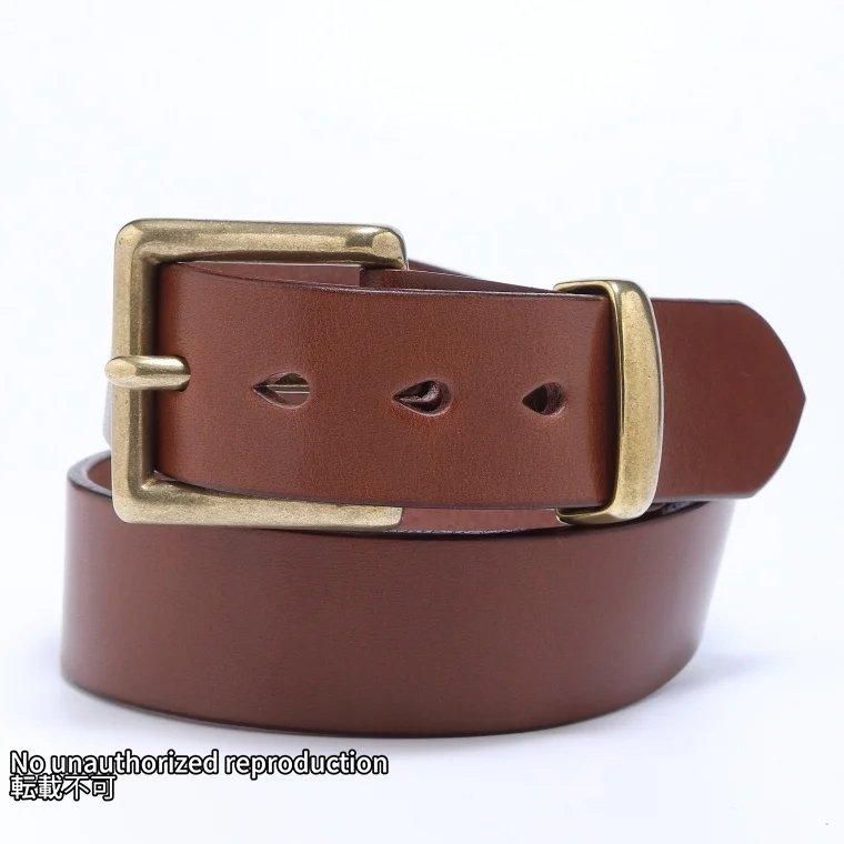 栃木レザーベルト/ブラウン