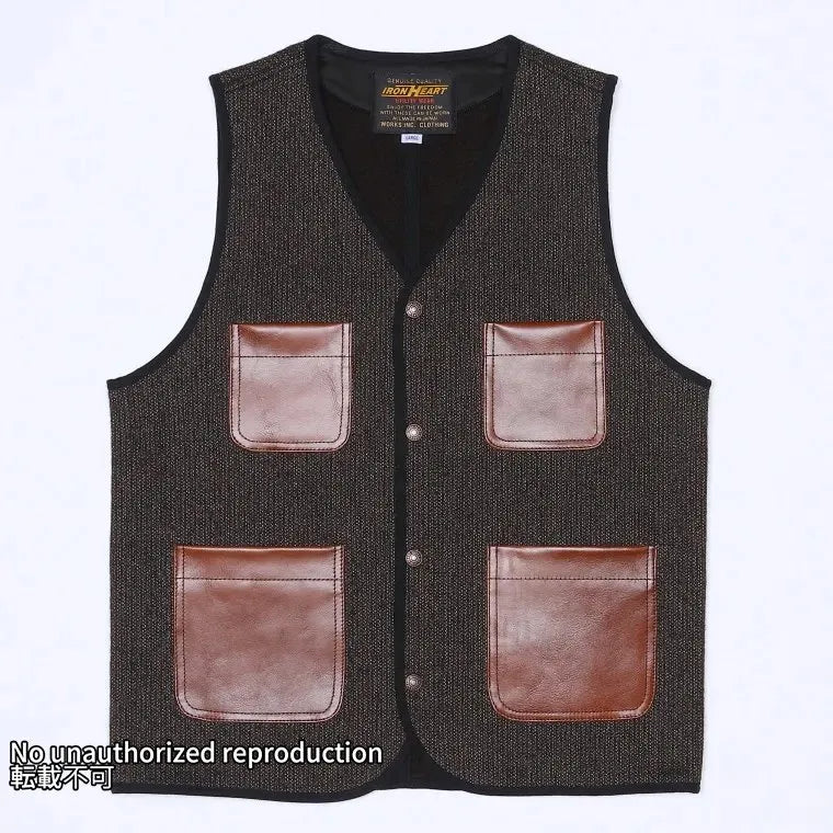 ビーチクロスベスト/ブラウン – IRON HEART ビーチクロスベスト/ブラウン – IRON HEART