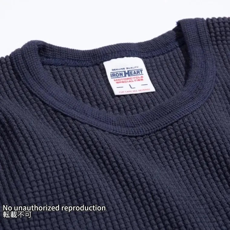 ヘビーサーマル クルーネックロングTシャツ/ネイビー