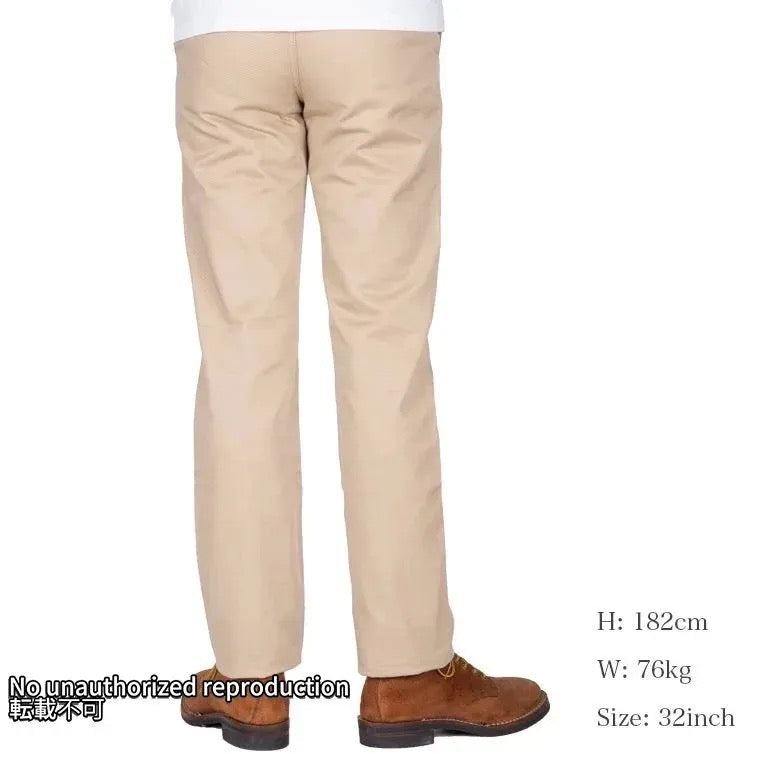12ozヘビーチノトラウザーレギュラーフィット/カーキ