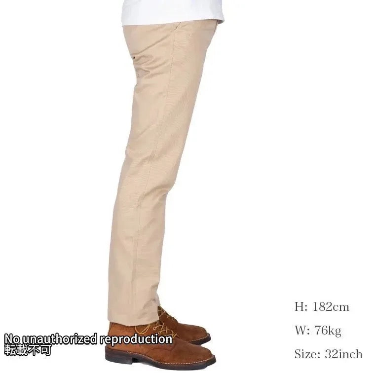 12ozヘビーチノトラウザーレギュラーフィット/カーキ