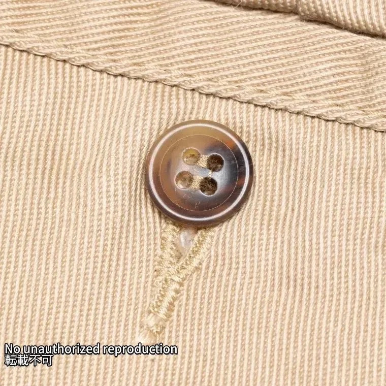 12ozヘビーチノトラウザーレギュラーフィット/カーキ