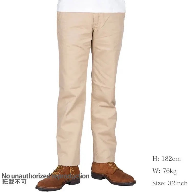 12ozヘビーチノトラウザーリラックスフィット/カーキ