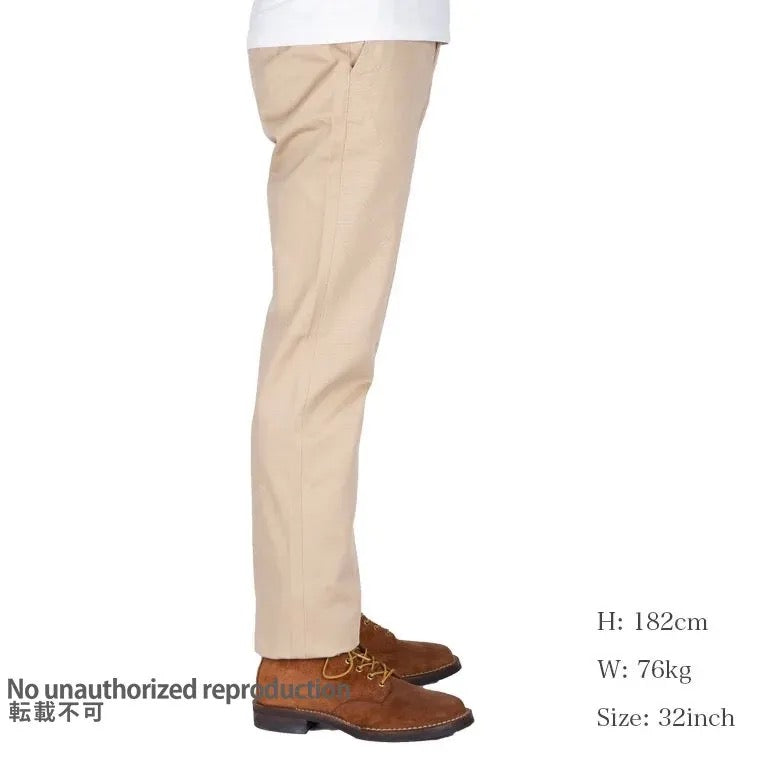 12ozヘビーチノトラウザーリラックスフィット/カーキ