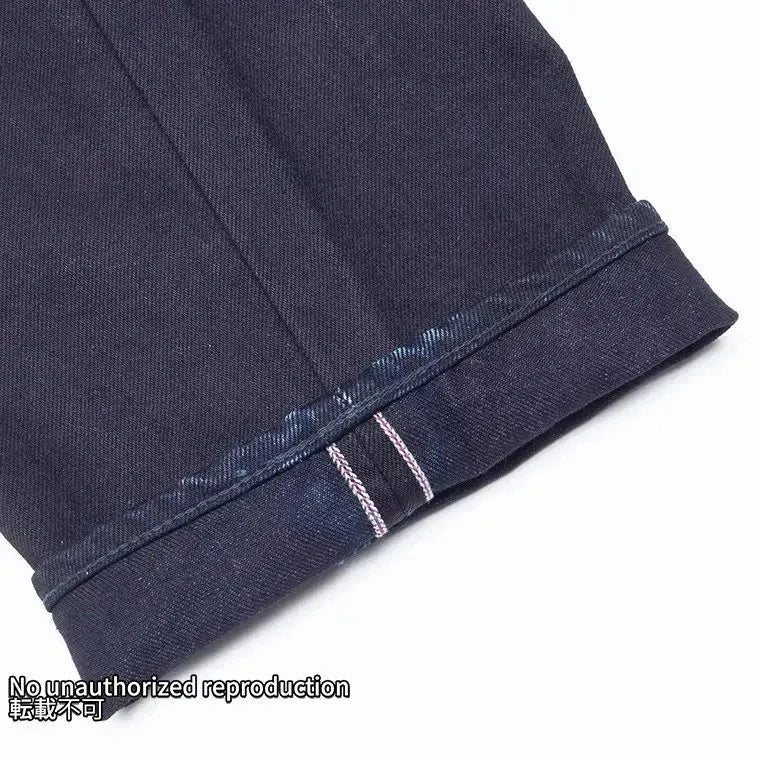 14ozインディゴxインディゴセルビッチデニムストレート
