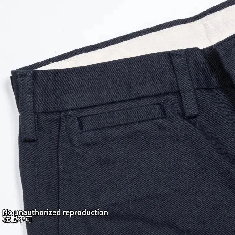 12ozヘビーチノトラウザーレギュラーフィット/ネイビー