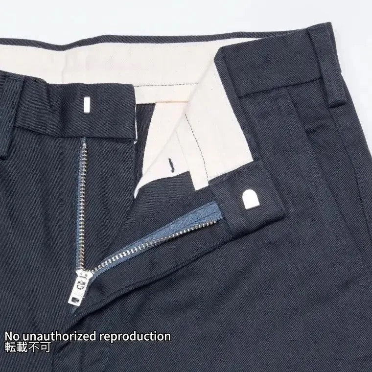 12ozヘビーチノトラウザーレギュラーフィット/ネイビー
