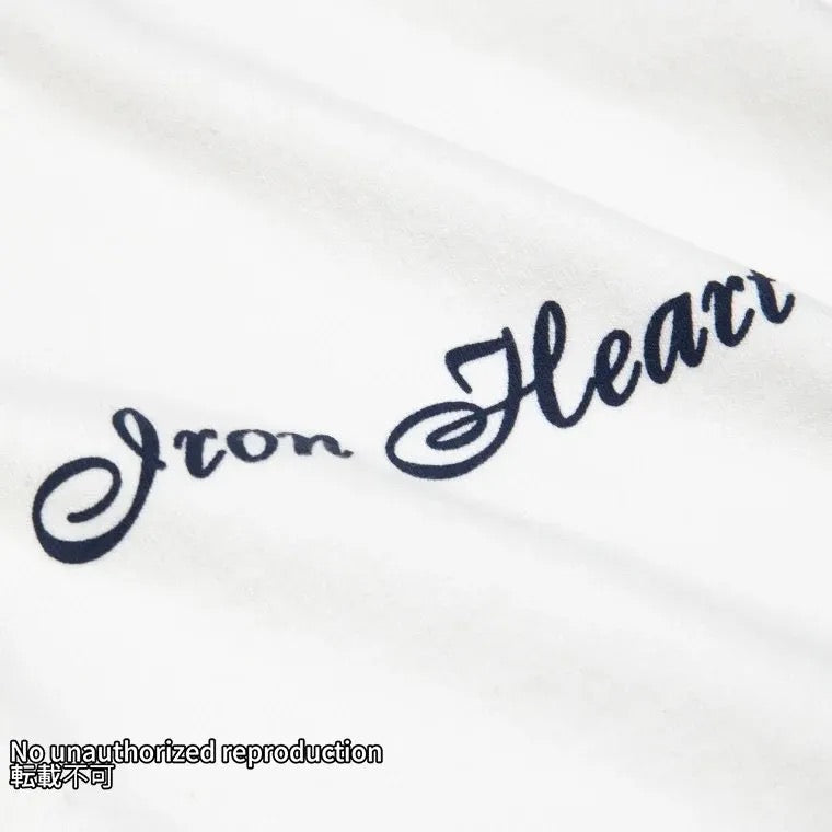 7.5ozループウィールクルーネック長袖Tシャツ/ホワイト