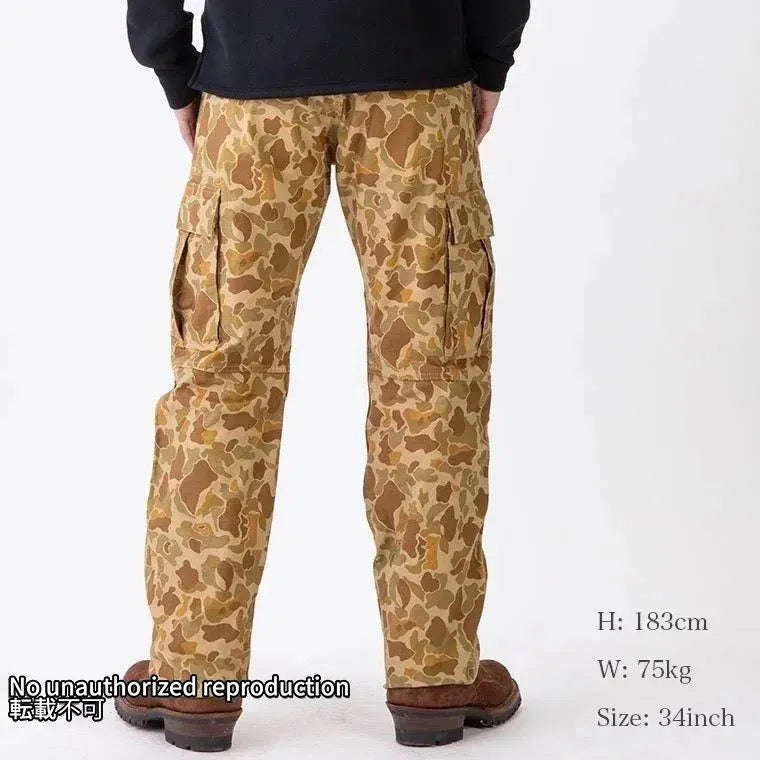 カモフラージュ柄カーゴパンツ/ダックハンター