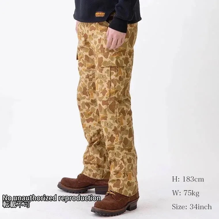 カモフラージュ柄カーゴパンツ/ダックハンター