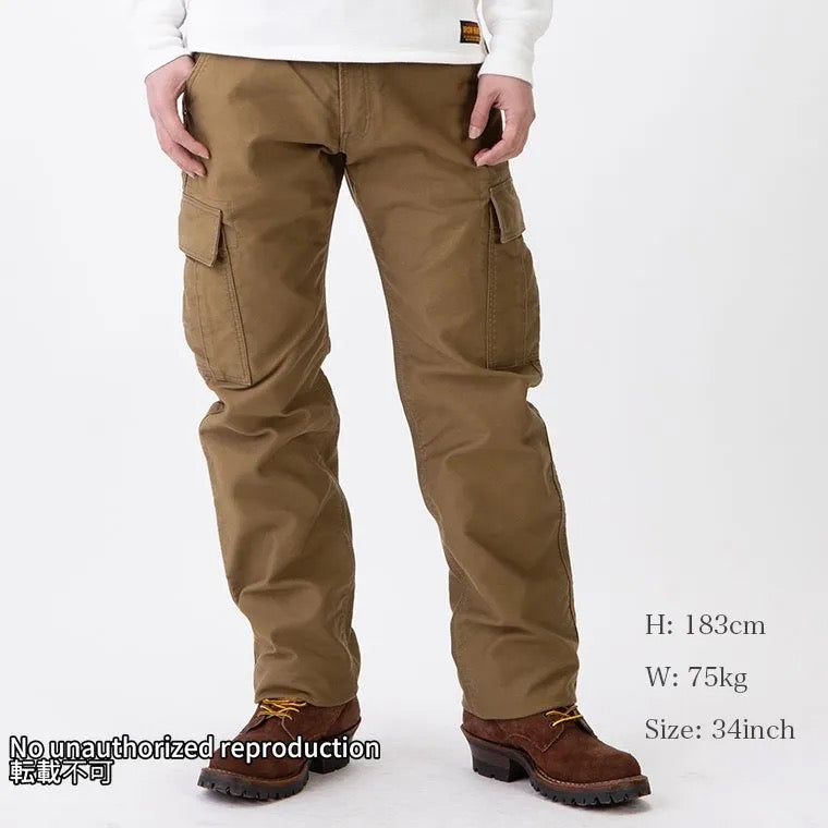 ウィップコードカーゴパンツ/カーキ