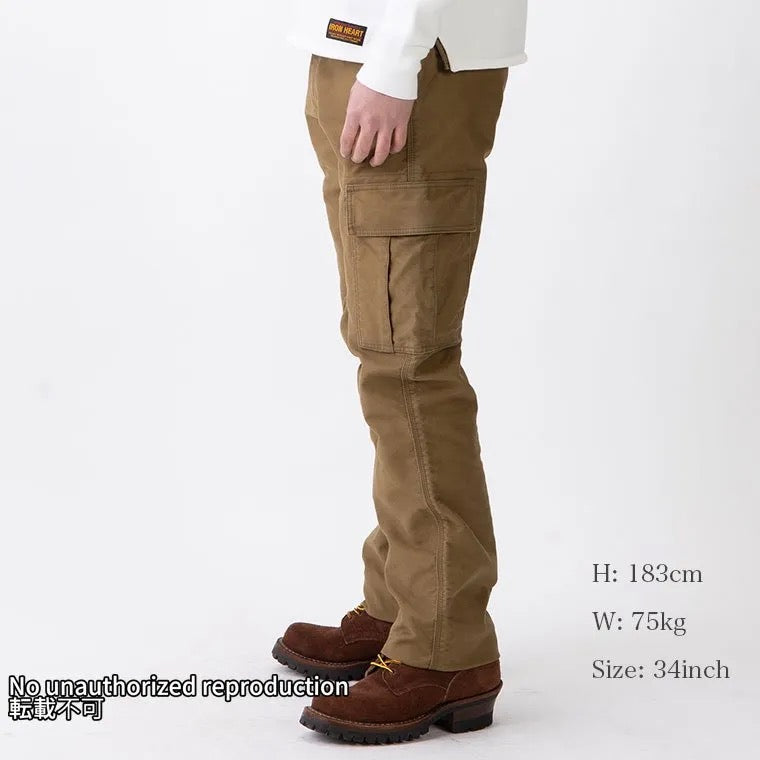 ウィップコードカーゴパンツ/カーキ