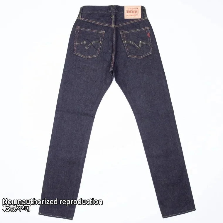 14oz セルビッチデニムハイライズリラックステーパード