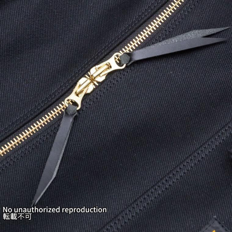 21oz黒鎧デニムビッグダッフルバッグ