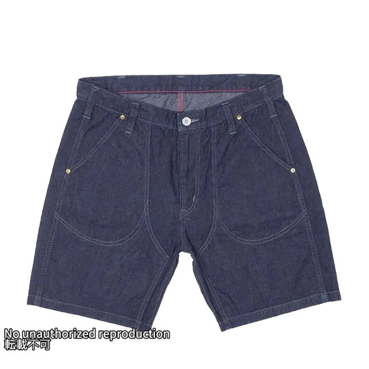 ダブルフロントデニムショーツ