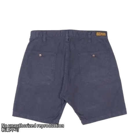 ダブルフロントダックショーツ/ブラック