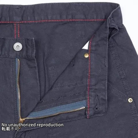 ダブルフロントダックショーツ/ブラック