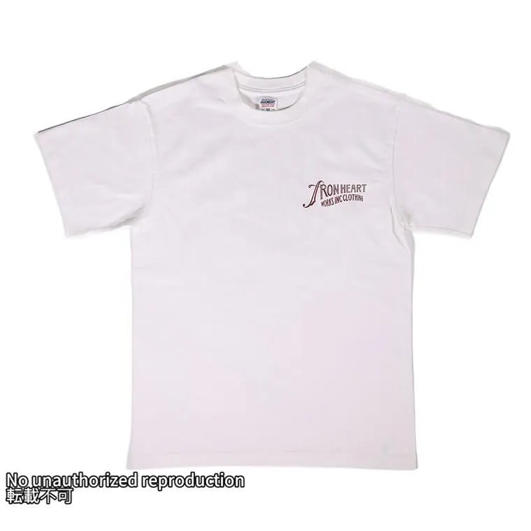 7.5ozヘビーボディプリントTシャツ(ロゴデザイン柄)/ホワイト