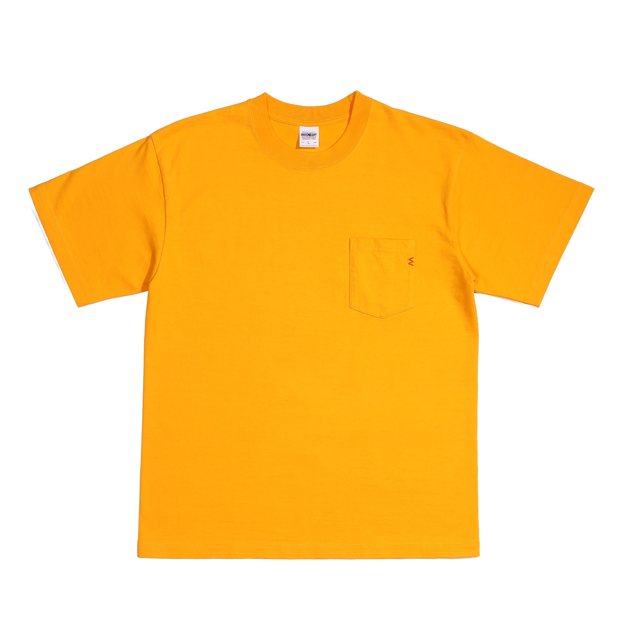 7.5oz半袖Tシャツ ポケットTシャツ：マスタード – IRON HEART
