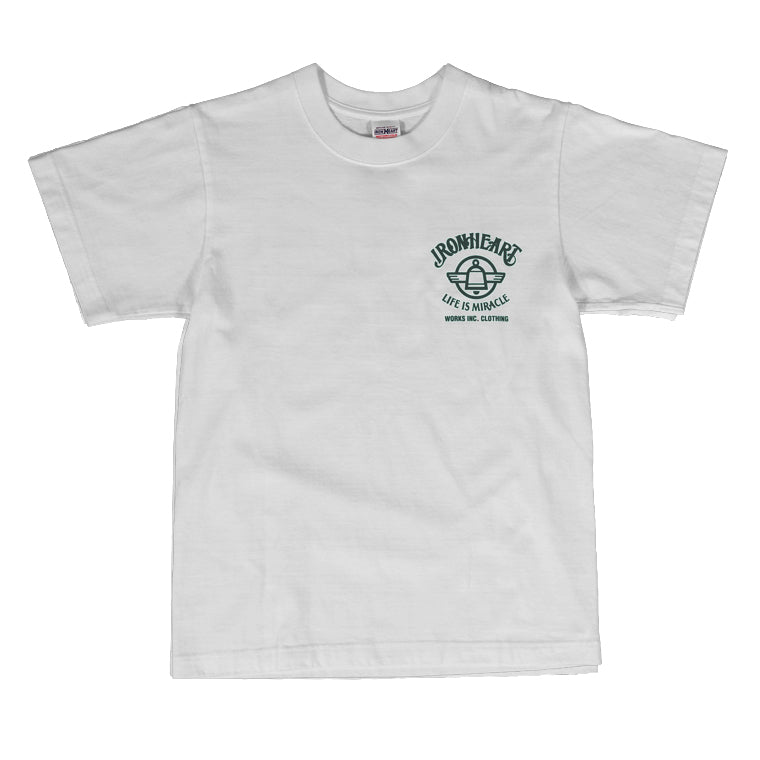 7.5ozヘビーボディプリントTシャツ( LIM柄)/ホワイト