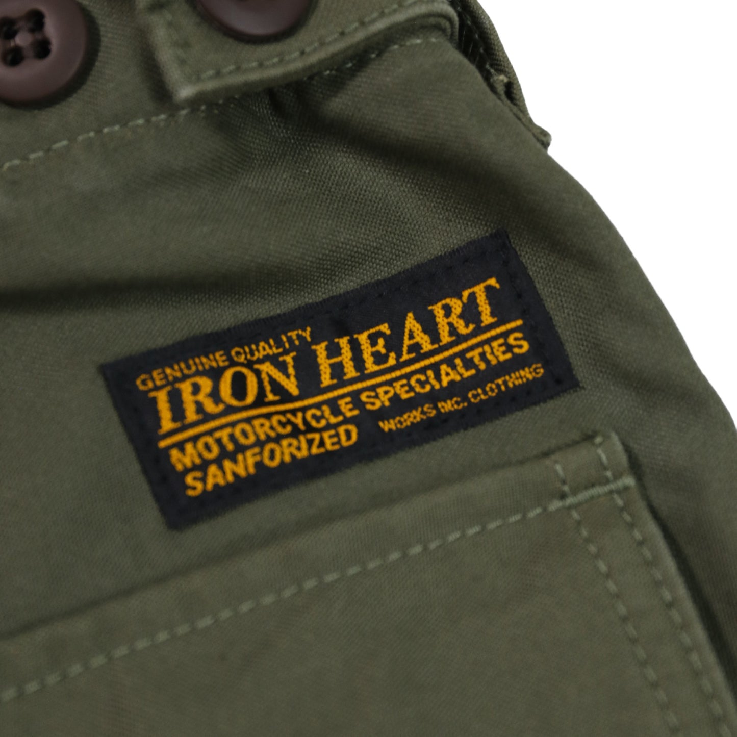 【744】硫化染バックサテンベーカーパンツ/アーミーグリーン