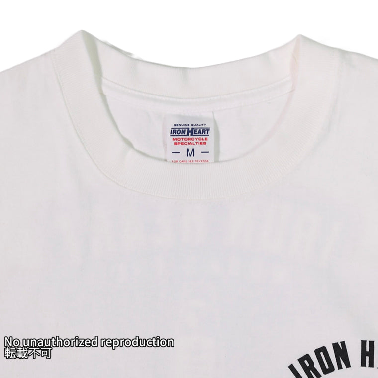 7.5ozヘビーボディプリントTシャツ( プラグ柄)/ホワイト