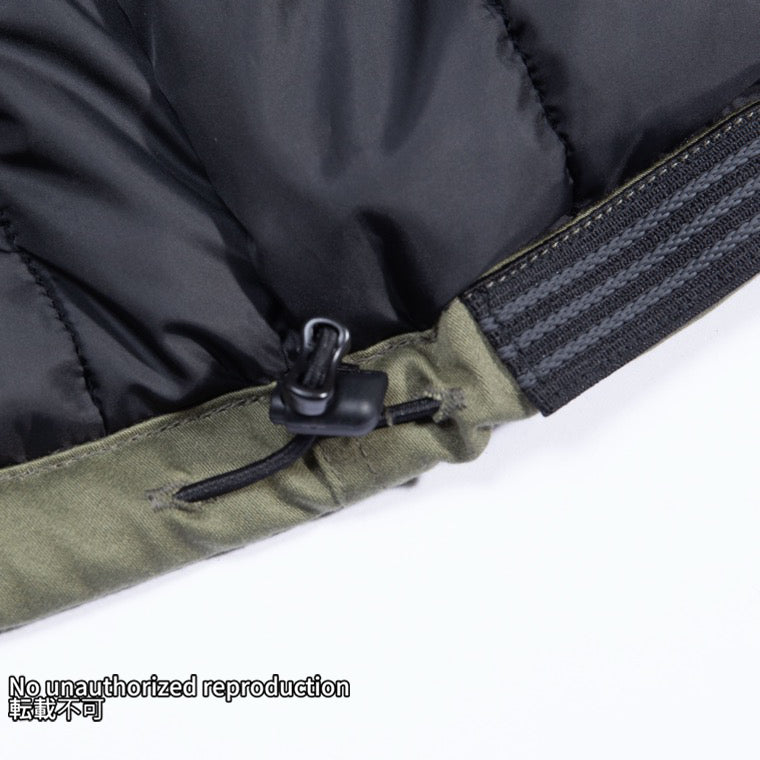 ナイロンコットンサテンウィンタージャケット/オリーブ