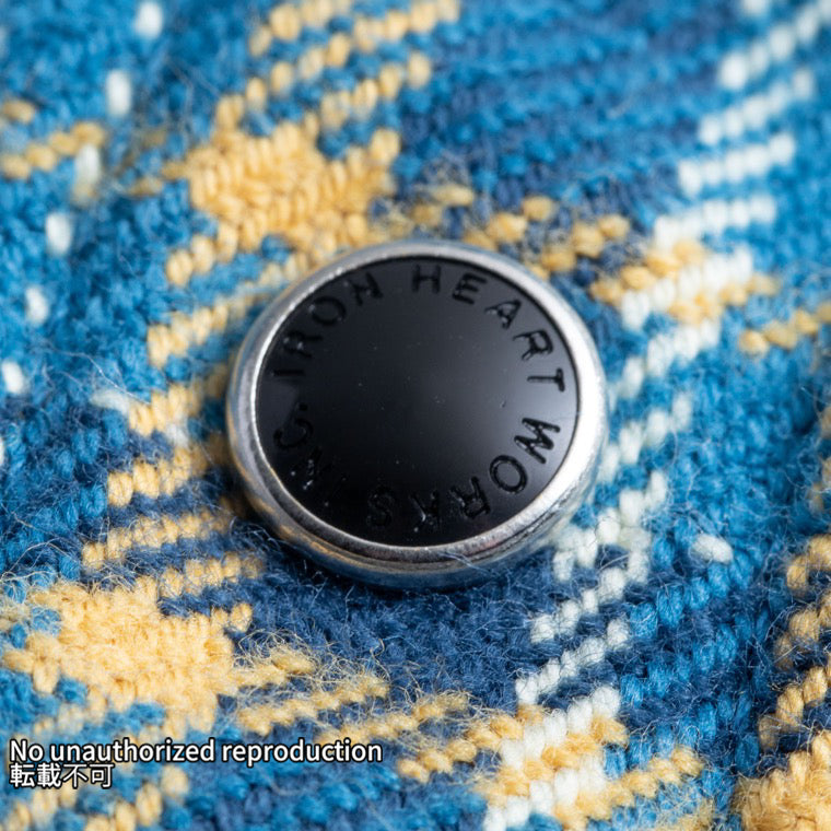 UHFアメリカンチェックウエスタンシャツ/ブルー