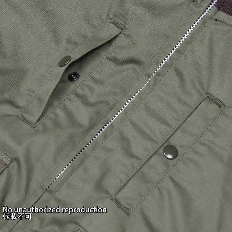 リバーシブルタンカースジャケット/オリーブ