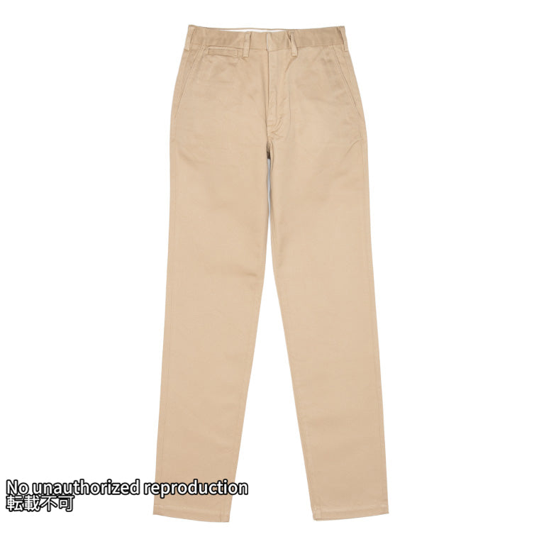 12ozヘビーチノトラウザーレギュラーフィット／カーキ – IRON HEART