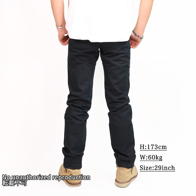 12ozヘビーチノトラウザーレギュラーフィット/ネイビー