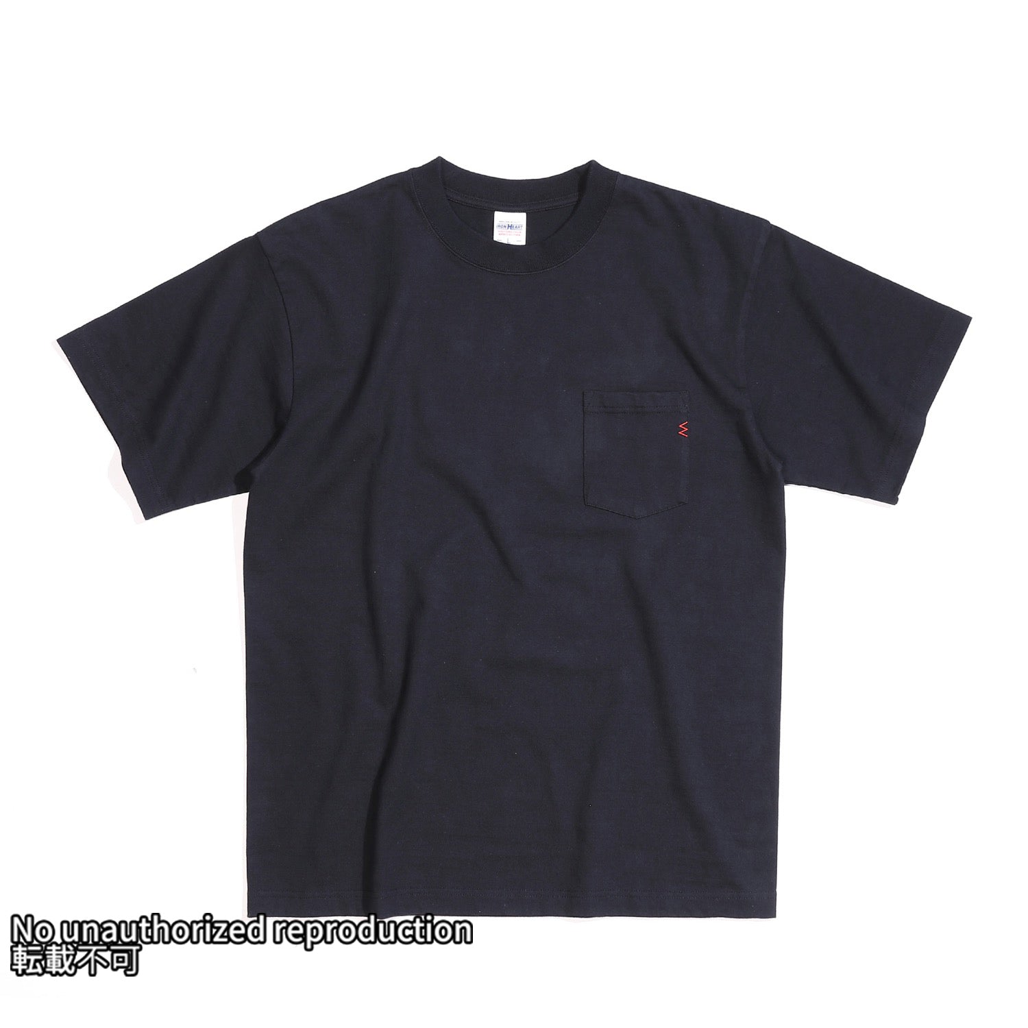 7.5oz半袖Tシャツ ポケットTシャツ：ブラック – IRON HEART