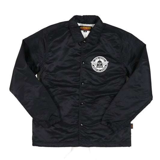 【IHJ-160】ナイロンコーチジャケット／ブラック
