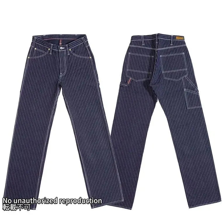 21ozウォバッシュ ロガージーンズ／インディゴ