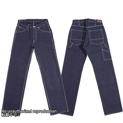 21ozウォバッシュ ロガージーンズ／インディゴ