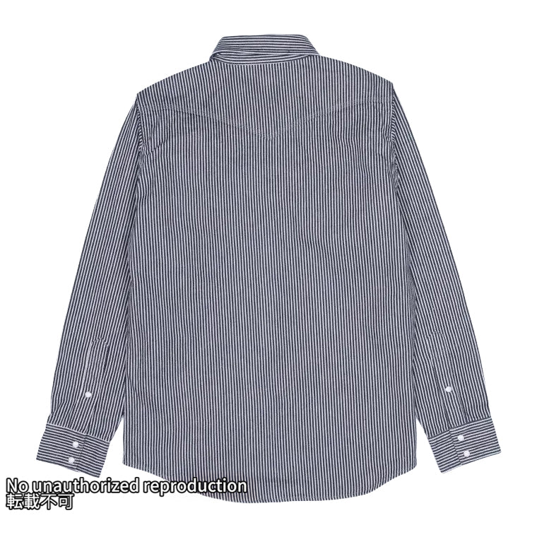 12ozヘビーヒッコリー ウエスタンシャツ