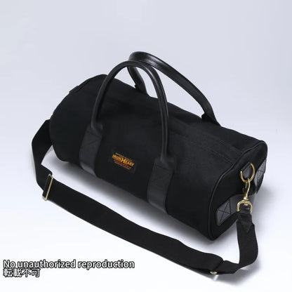 21oz黒鎧デニムダッフルバッグ