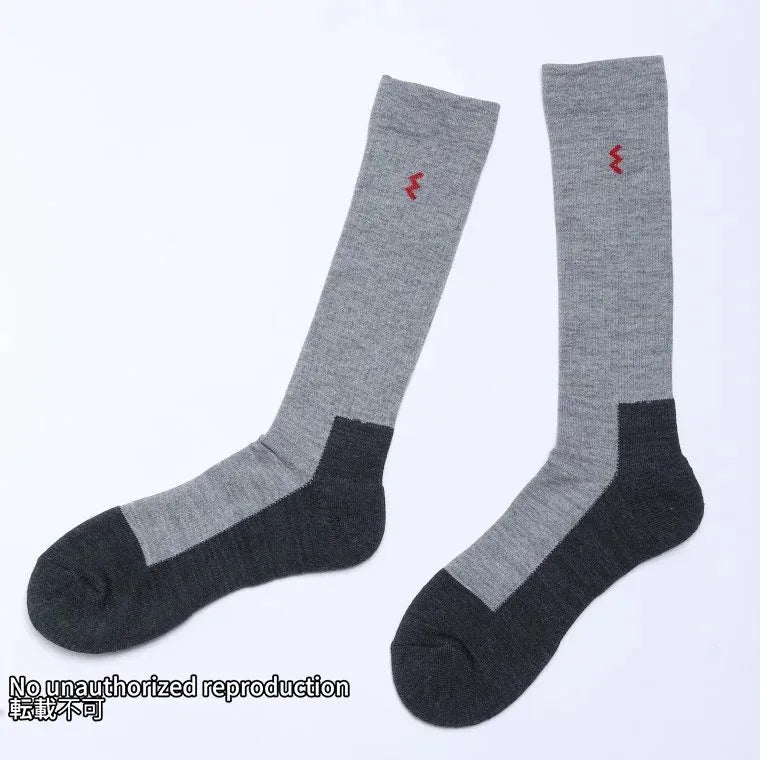 エンジニアブーツタイプソックス／グレー