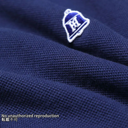 ヘビー鹿の子ポロシャツ/ネイビー