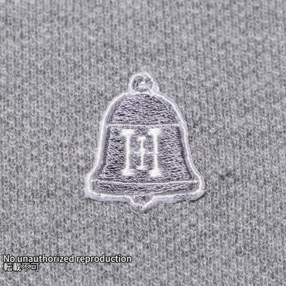 ヘビー鹿の子ポロシャツ/グレー