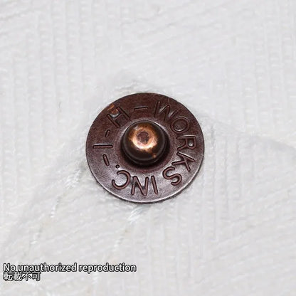 10.5ozホワイトヘリンボーン ワークベスト